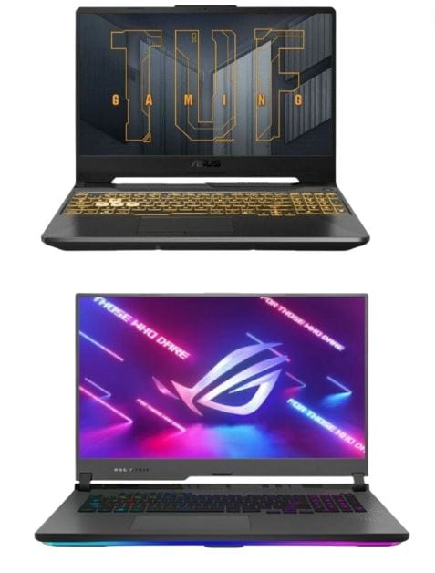 ORDINATEURS PORTABLES DE JEU ASUS ROG ET TUF