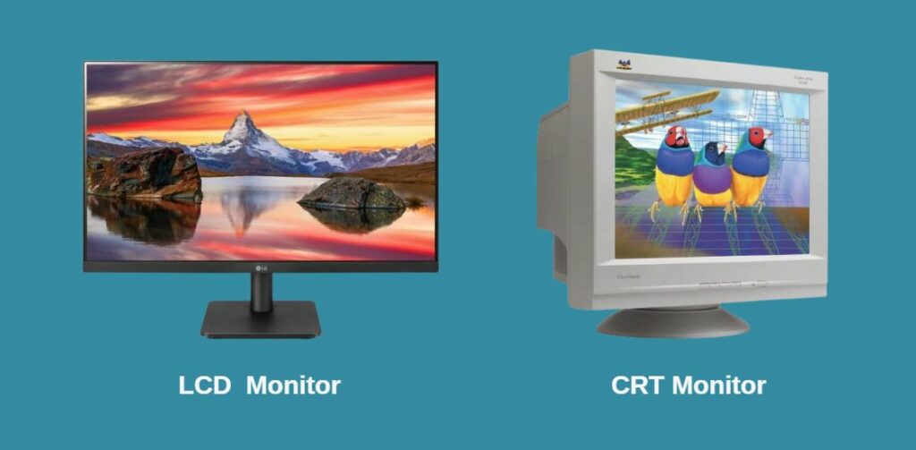 Moniteurs LCD et CRT