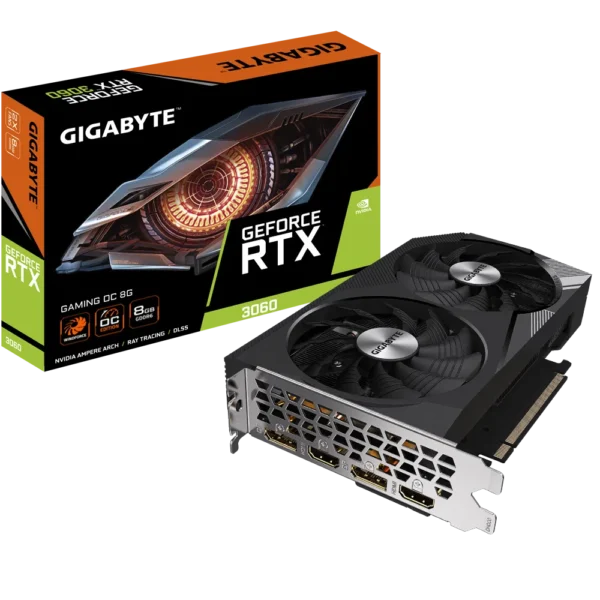 Carte graphique Gigabyte GeForce RTX 3060 GAMING OC 8 Go