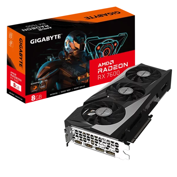 Carte graphique Gigabyte Radeon RX 7600 GAMING OC 8 Go