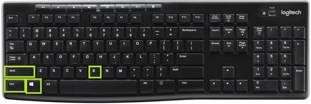 Le moyen le plus simple de réinitialiser votre pilote graphique consiste à utiliser un raccourci clavier, en utilisant la touche Windows et Ctrl + Shift + B sur votre clavier.