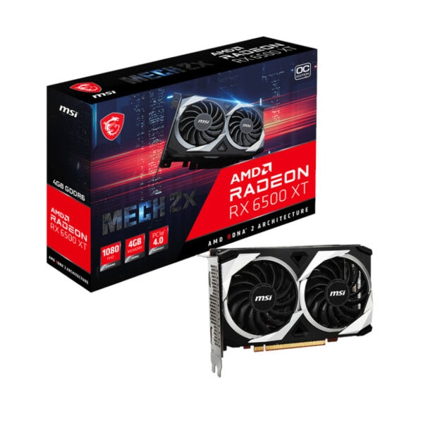 Carte graphique MSI Radeon RX 6500 XT Mech 2x 4 Go