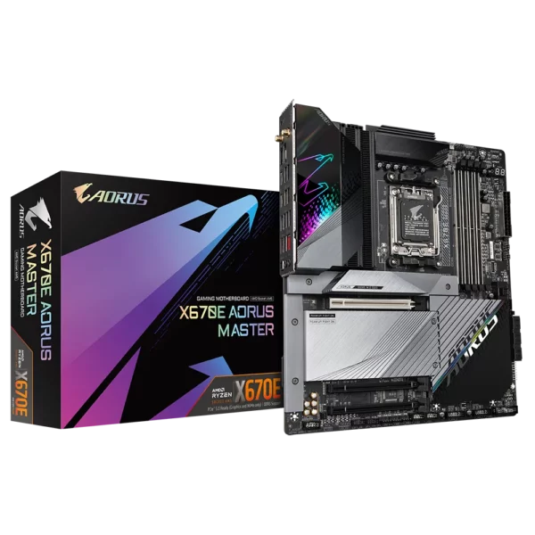 Carte mère WiFi principale Gigabyte X670E AORUS pour processeur AMD AM5